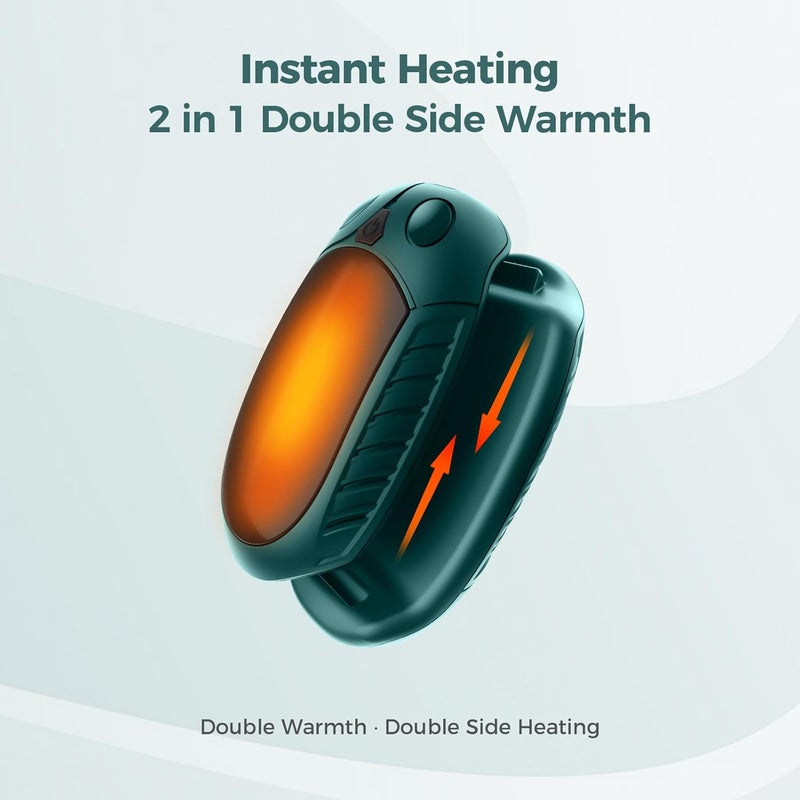 Gutimo Classic Hand Warmers Rechargeable 2 Pack, AI Temperature Control Pocket Size Electric Handwarmers, Quick Charge Portable Hand Warmer Great Gift for Christmas Outdoors, Hunting, Golf, Camping - Image 5